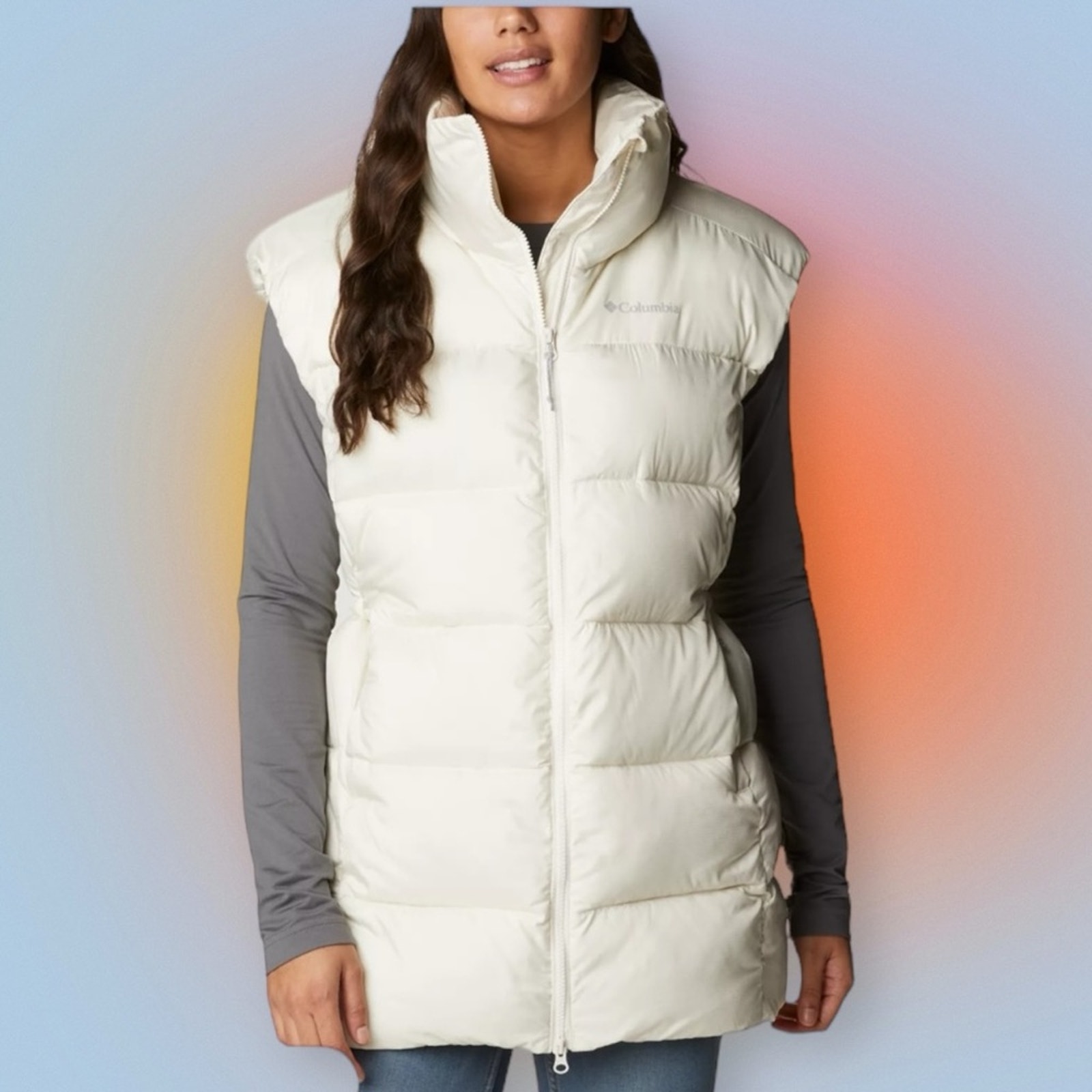 Columbia Women’s 2x Cream Puffer Insulated Vest